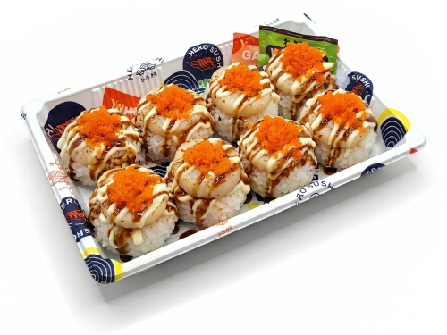 Grilled Scallop Crab Box